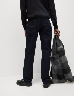 Straight Fit Stretch Jeans