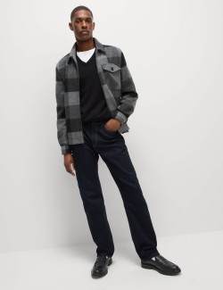 Straight Fit Stretch Jeans