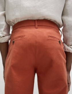 Regular Fit Stretch Chino Shorts