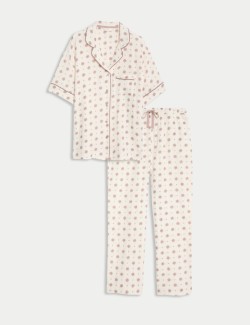 Pure Cotton Muslin Printed Pyjama Set