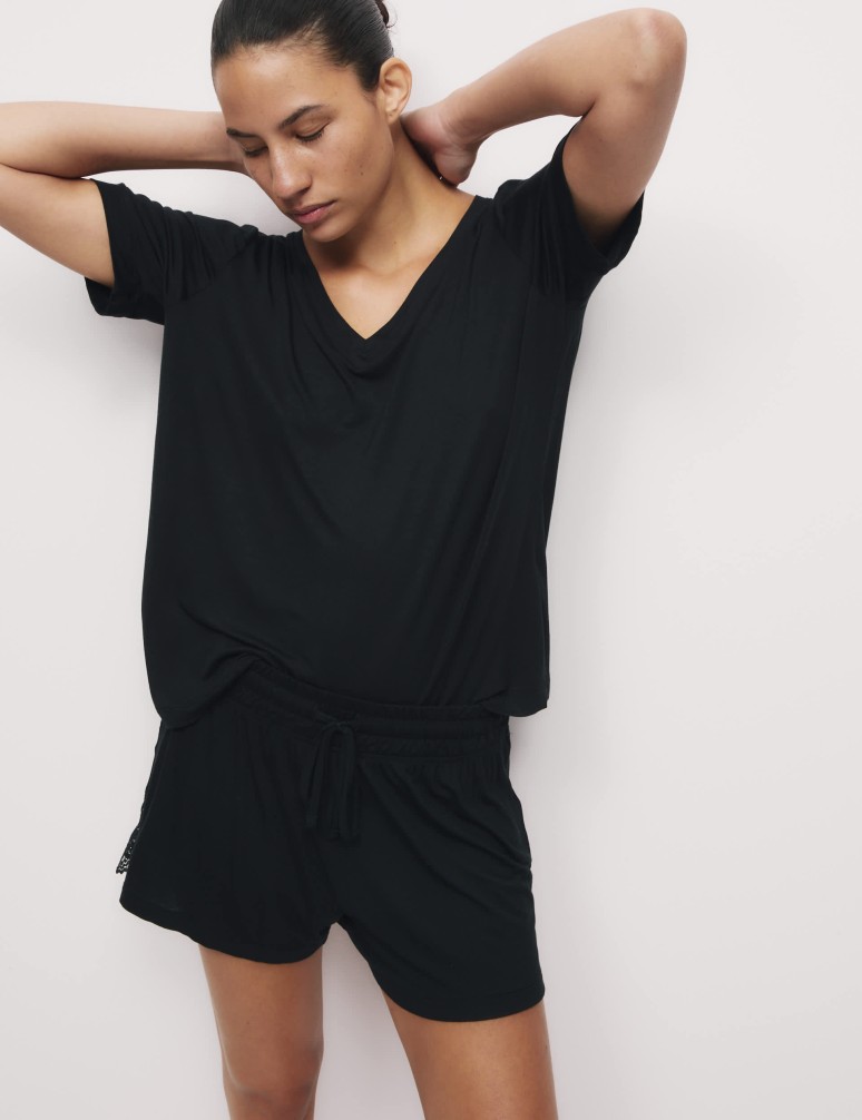 Lace Detail Pyjama Top