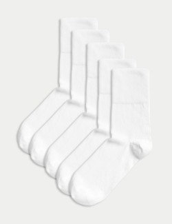 Kotníkové ponožky s vysokým podílem bavlny, sada 5 ks
