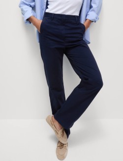 Cotton Rich Straight Leg Chinos
