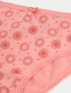 Brazilské kalhotky s vysokým podílem bavlny a materiálem Lycra™, 5 ks