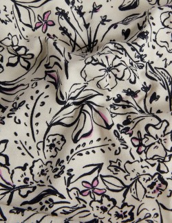 Krajkové bikiny kalhotky ze směsi bavlny s potiskem, 5 ks