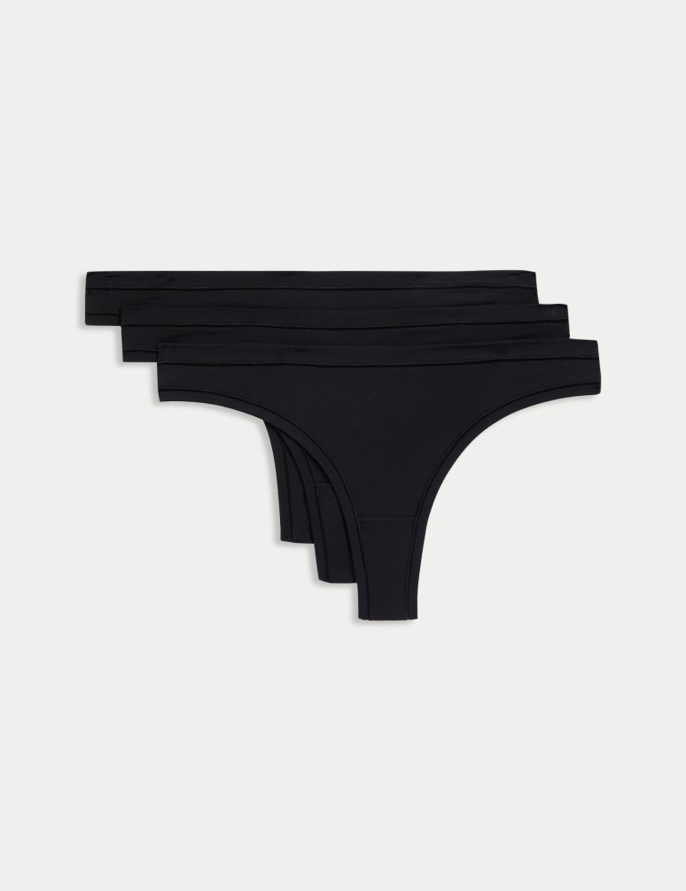 3pk Modal Flexifit™ Thongs