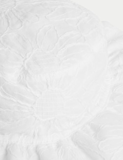 Kids' Cotton Rich Embroidered Sun Hat (0-36 Mths)