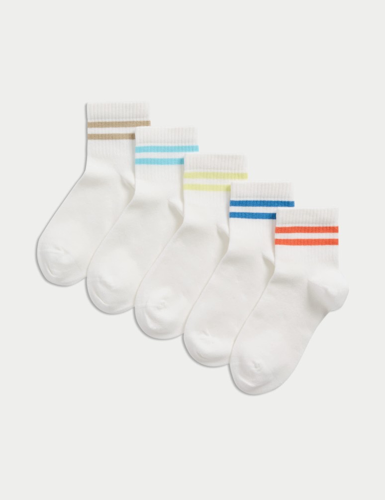 5pk Cotton Gamer Socks