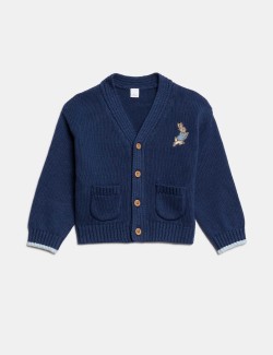 Kardigan s motivem Peter Rabbit™ z čisté bavlny (0–3 roky)