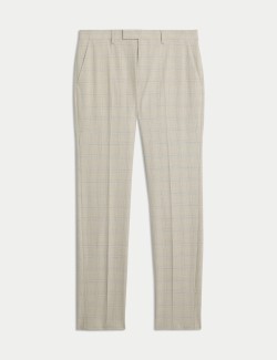 Slim Fit Check Trousers