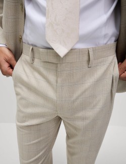 Slim Fit Check Trousers