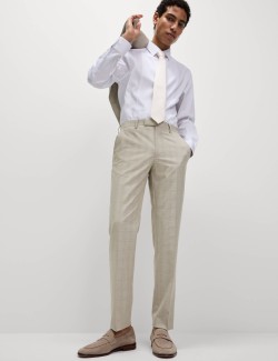 Slim Fit Check Trousers