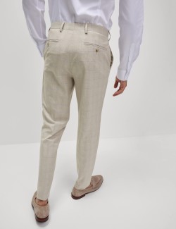 Slim Fit Check Trousers