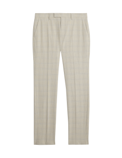 Slim Fit Check Trousers