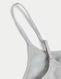 Bavlněné zkrácené topy, první podprsenka, 2 ks v balení