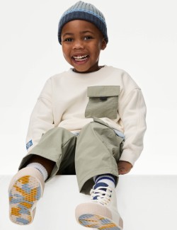 Cotton Rich Utility Sweatshirt (2-8 Yrs)