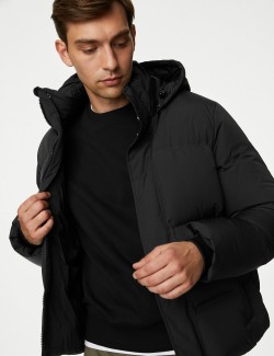 Feather and Down Puffer Jacket with Stormwear™