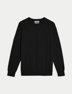 Pure Cotton Crew Neck Jumper