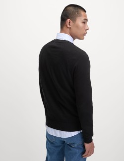 Pure Cotton Crew Neck Jumper