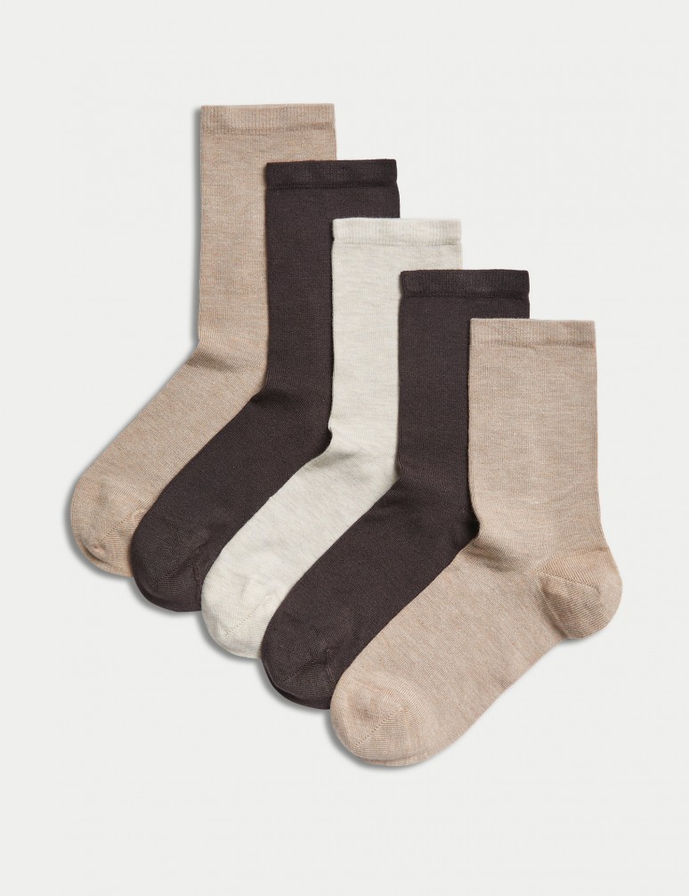 5pk Sumptuously Soft™ Ankle Socks