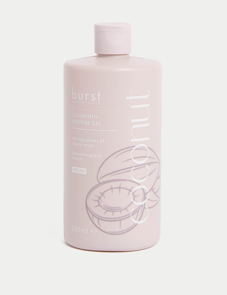 Čisticí sprchový gel Coconut z kolekce Burst, 500 ml