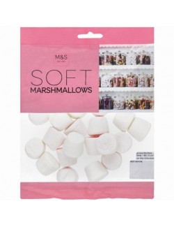 Pěnové bonbony marshmallow s malinovo-vanilkovou příchutí