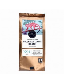 Kolumbijská pražená zrnková káva Fairtrade, 100% Arabica