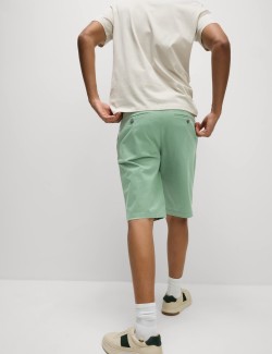 Regular Fit Stretch Chino Shorts