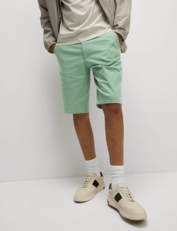 Regular Fit Stretch Chino Shorts