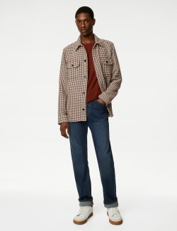 Tričko ke krku z čisté bavlny