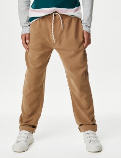 Volné keprové kalhoty s vysokým podílem bavlny (6–16 let)