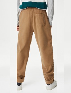 Volné keprové kalhoty s vysokým podílem bavlny (6–16 let)