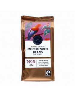 Peruánská pražená zrnková káva Fairtrade, 100% Arabica