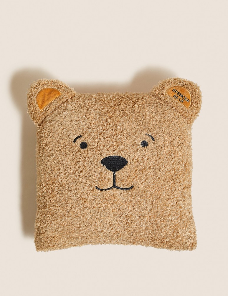 Spencer Bear™ Small 3D Cushion