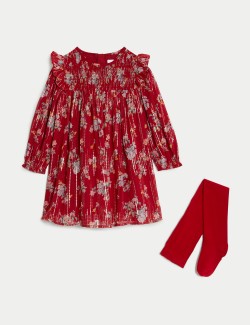 2pc Floral Dress with...