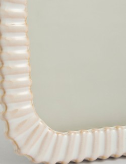 Ceramic Ridged Photo Frame 4x6 Inch