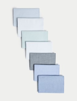 7pk Antibacterial Pure Cotton Handkerchiefs