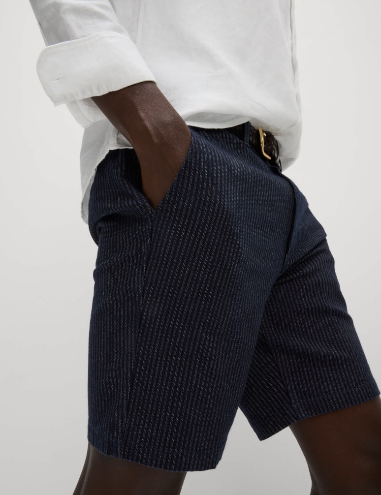 Šortky chino s částečně elastickým pasem