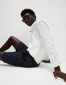 Šortky chino s částečně elastickým pasem