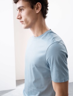 Tričko z prémiové bavlny, úzký střih