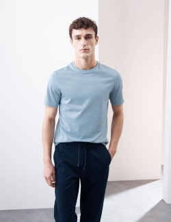 Tričko z prémiové bavlny, úzký střih