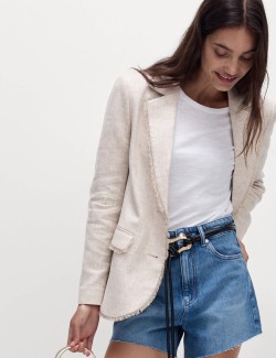 Džínové šortky střihu Mom s vysokým pasem