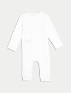 Kombinéza na spaní bez chodidel z čisté bavlny s nápisem „Mummy And Me“ (3,2 kg – 12 měsíců)