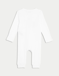 Kombinéza na spaní bez chodidel z čisté bavlny s nápisem „Daddy And Me“ (0–12 měsíců)