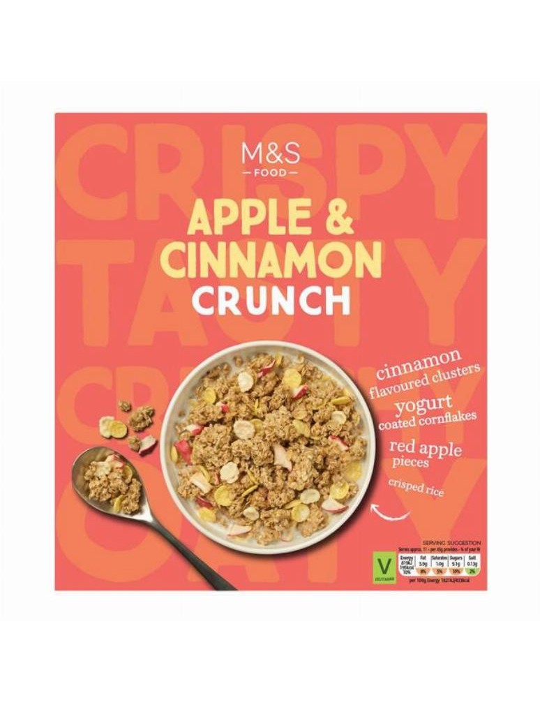 Křupavé ovesné vločky s jablkem a skořicí