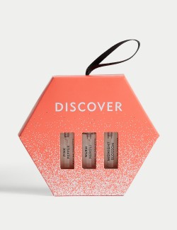 Sada 3 toaletních vod Midnight Blossom, Warm Neroli a Pink Pepper z kolekce Discover – 3× 5 ml