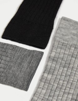 3pk Lambswool Smart Socks