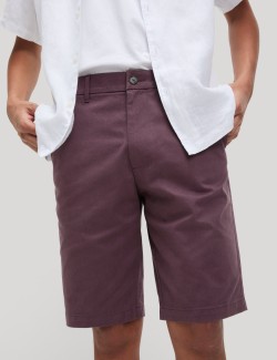 Regular Fit Stretch Chino Shorts