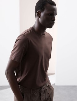 Tričko z prémiové bavlny, úzký střih