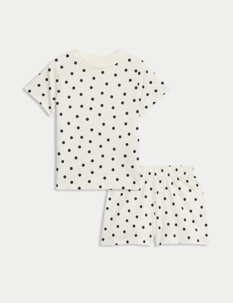 Puntíkované pyžamo z čisté bavlny (1–16 let)